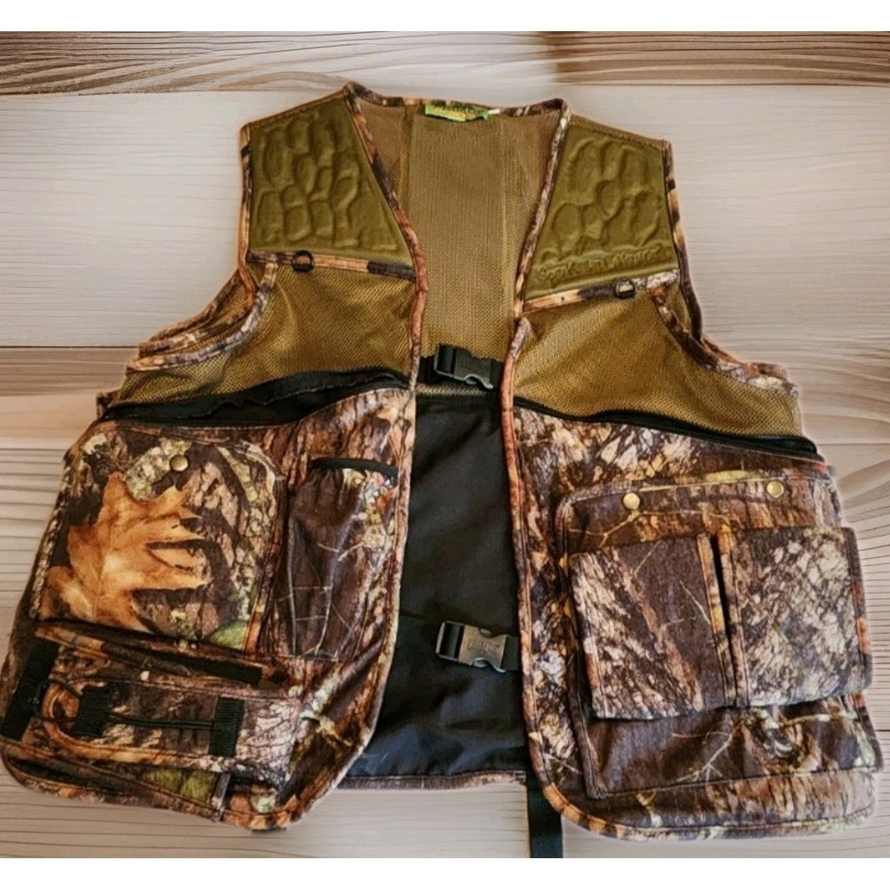 Primos Speak the Language Predator Vest Hunting Camo Size L / XL Mossy Oak READ